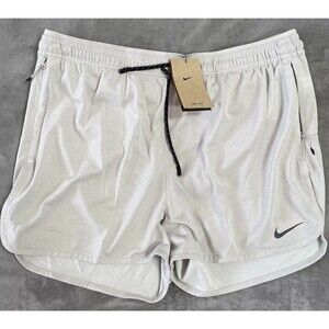 Nike Running Division Stride 4" Shorts Dri Fit Mens Large Beige FB6870-012 NEW